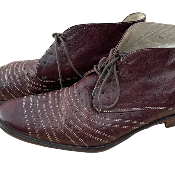 Copy - Last chance Sale! Kenneth Cole Mens Italian leather lace up Unique shoes… - Picture 1 of 12